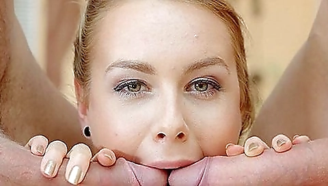 Sexy chick gets fucked in the kitchen and cream