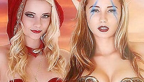 Sexy younger$lic in the kitchen