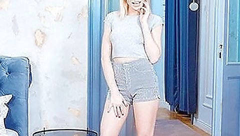 Sexy blonde babe fucked in her boyfriend