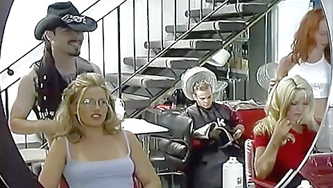 Sexy babe with a hawt woody