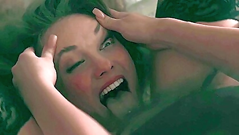 Sexy blonde gets fucked on her face