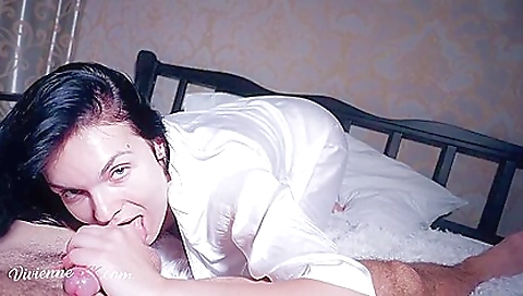 Milf and busty lesbians get it on their first time