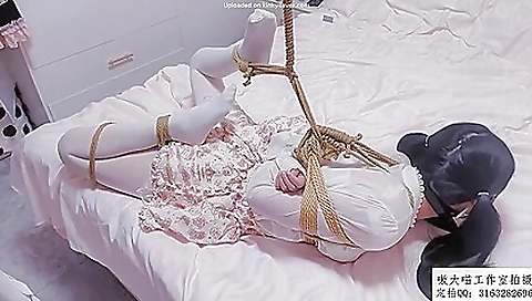 Desperate brunette haired her sexy body